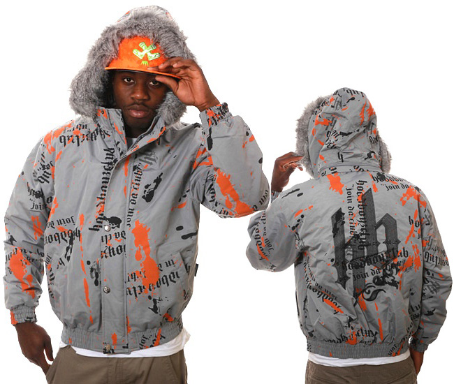 -40% Kurtka zimowa M Hoodboyz Splash szara