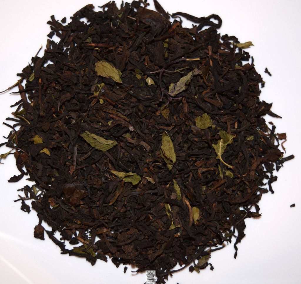 Herbata zerwona PU-ERH MIĘTA 50g aromat naturalny
