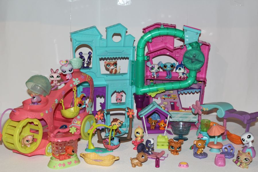 MEGA ZESTAW DOMEK  LPS LITTLEST PET SHOP