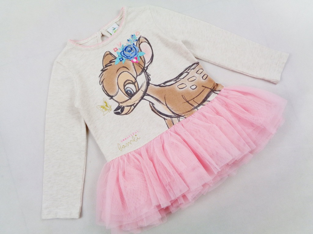 Disney śliczna sukienka Bambi J.Nowa! 86