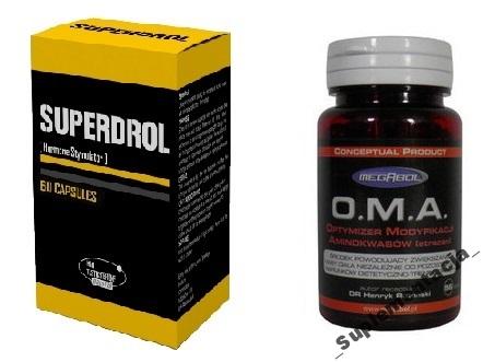 Superdrol + OMA METANABOL sterydy Deka Winstrol
