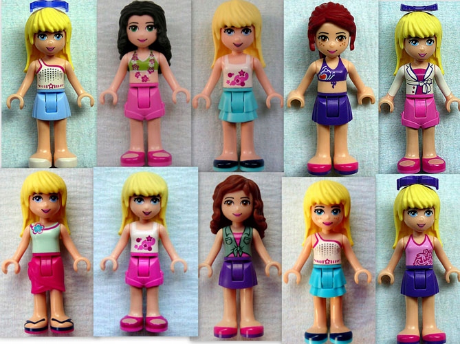 Bebrejde Skaldet Brace LEGO Friends 10x NOWE FIGURKI Laleczki mega ZESTAW - 7489289595 - oficjalne  archiwum Allegro