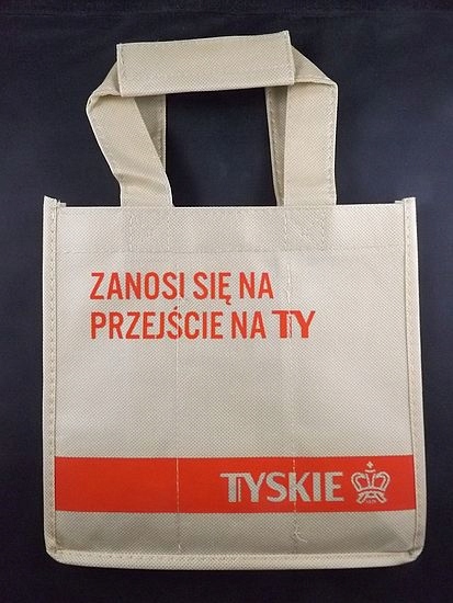 TYSKIE __ Nosidełko, Eko torba na 6 piw!