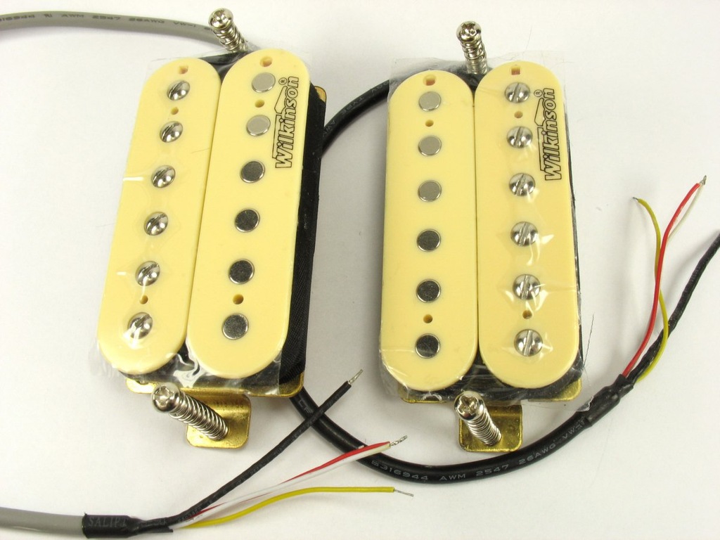 Przetworniki, humbucker WILKINSON MWHB SET Ivory