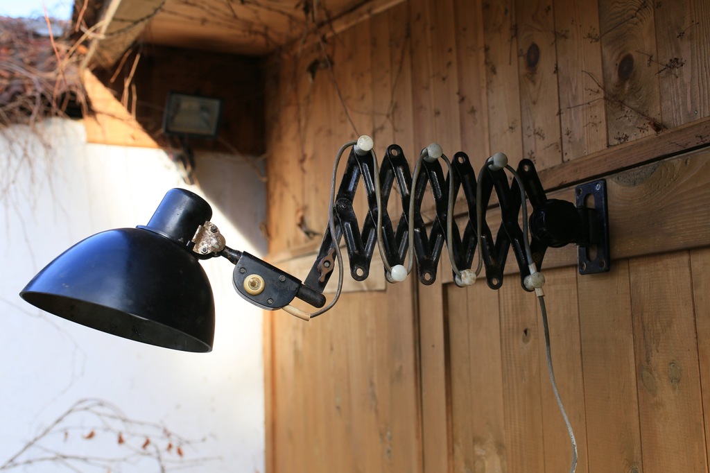 Lampa nożycowa loft , industrial