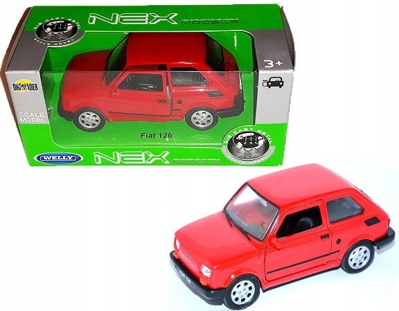 WELLY METALOWY MODEL FIAT 126p MALUCH 1:34 PRL