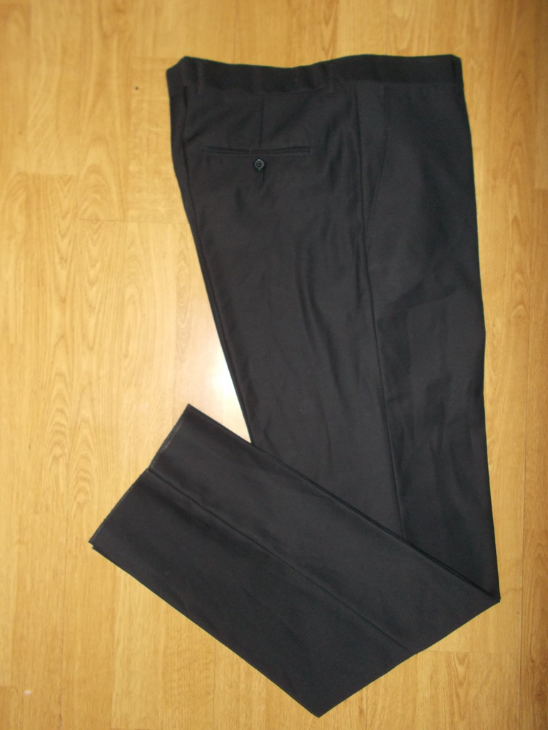  Emporio Armani garniturowe czarne spodnie XL,