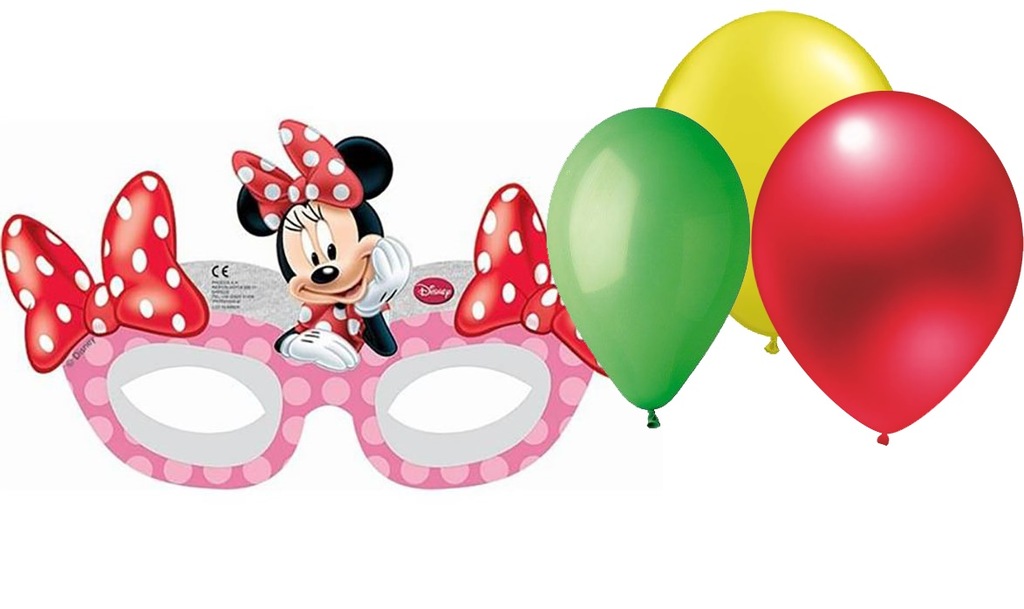 Maska Myszka Minnie Do Wydruku MASKA PAPIEROWA MYSZKA MIKI MINNIE NA BAL URODZINY - 6945673223