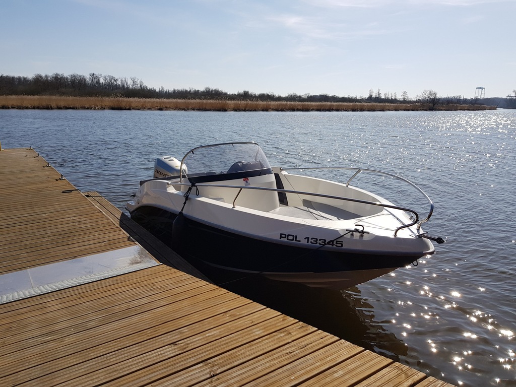 Łódź Banta 545 + Honda 135 + Przyczepa