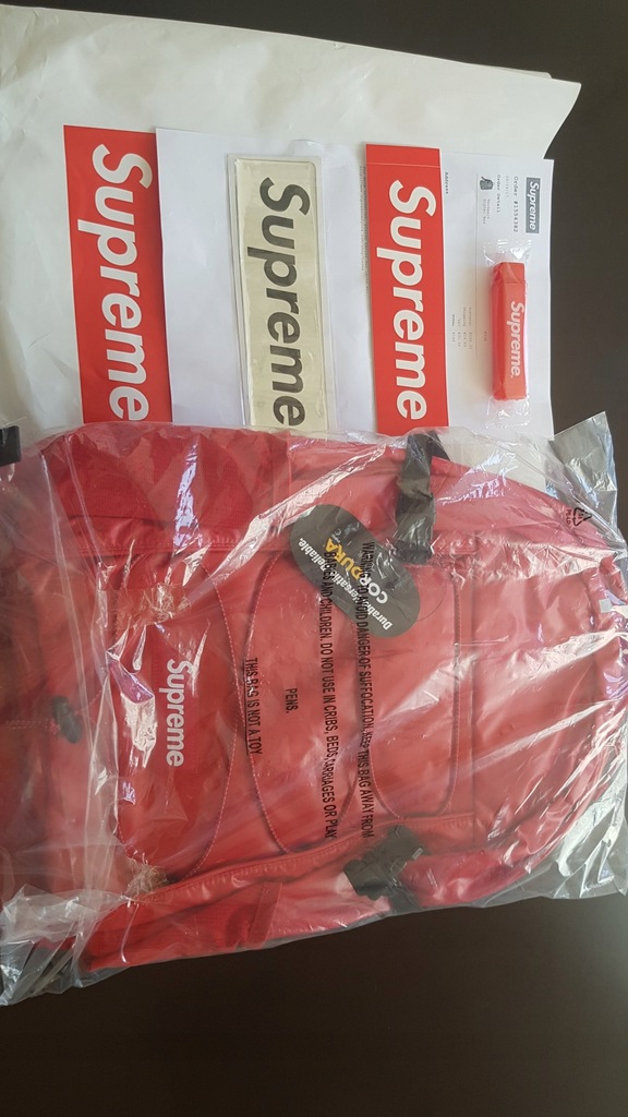 Plecak Supreme czerwony Style Red