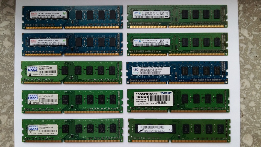 DDR3 2GB DIMM PC3-10600/1333Mhz MARKOWE GWARANCJA!