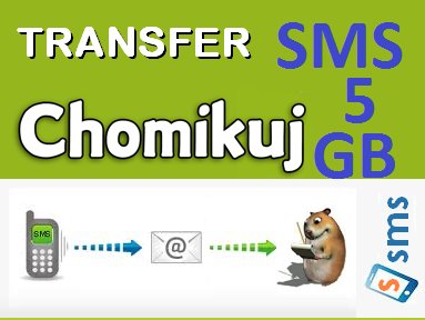 CHOMIKUJ 5GB - KOD SMS PREMIUM -Ważny BEZTERMINOWO