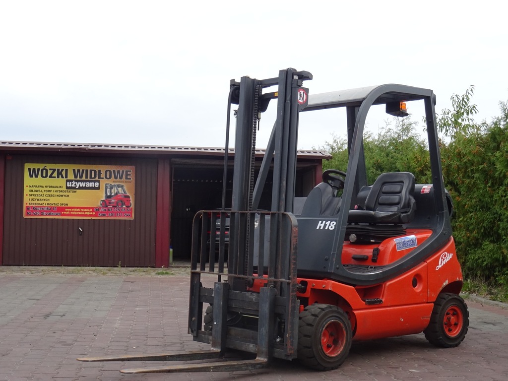 Wózek widłowy Linde H18T-02 LPG 1999r.