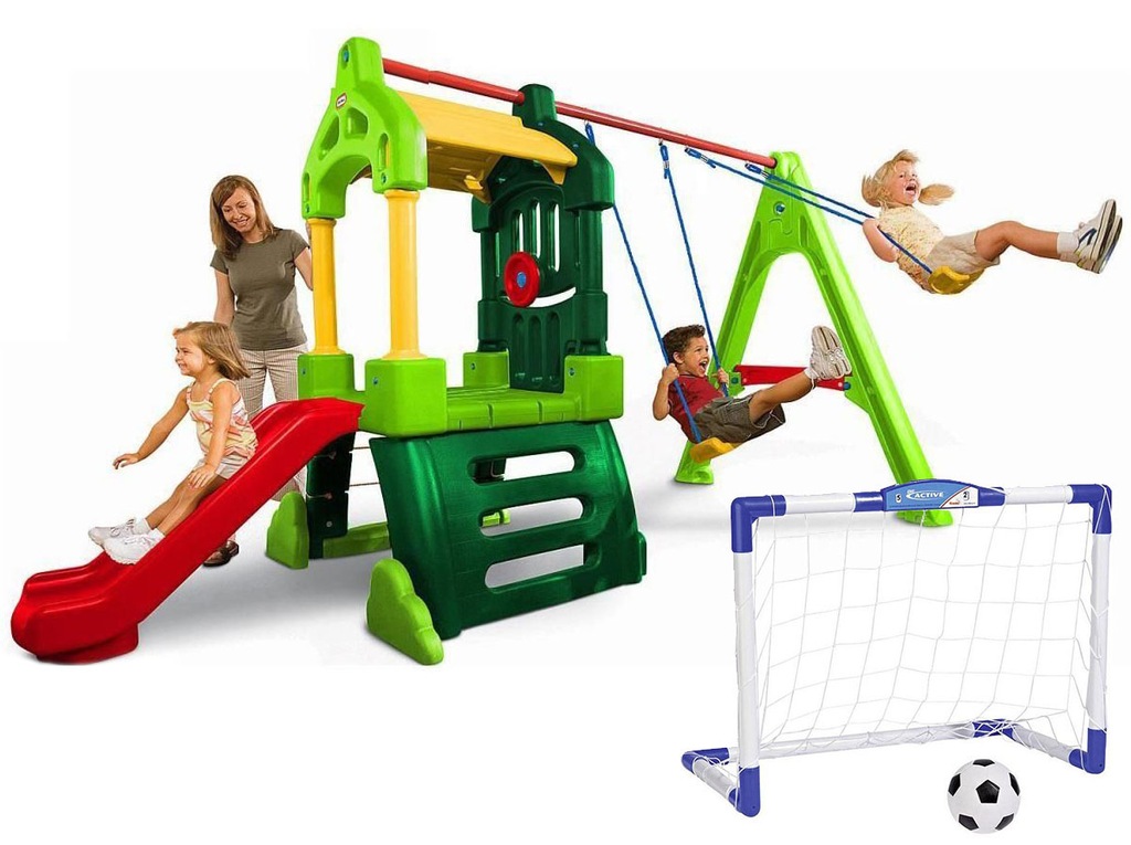 PLAC ZABAW CLUBHOUSE Little Tikes ZJEŻDŻALNIA DUŻY
