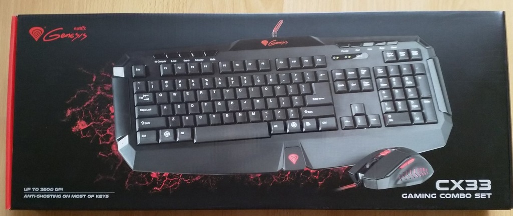Genesis CX33 - mysz + klawiatura - zestaw gaming