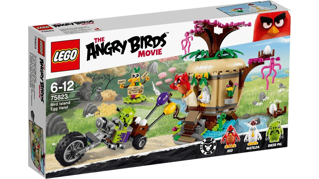 LEGO ANGRY BIRDS 75823 KRADZIEŻ JAJ WYS.24H