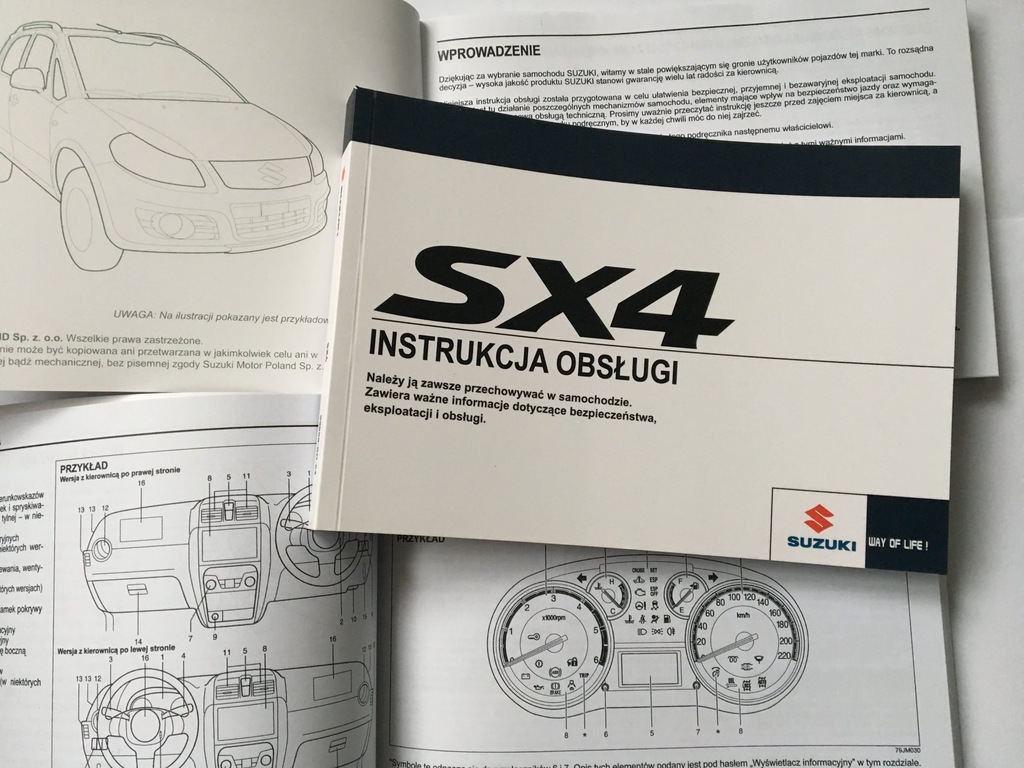 Suzuki SX4 polska instrukcja obsługi sx 20092013
