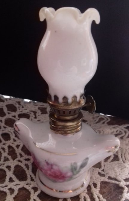 Lampka naftowa 07 -  miniaturka 11cm