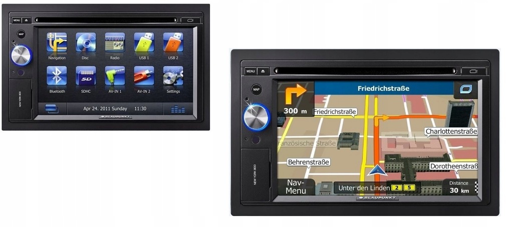 RADIO 2DIN BLAUPUNKT NEW YORK 845 BLUETOOTH IGO CD