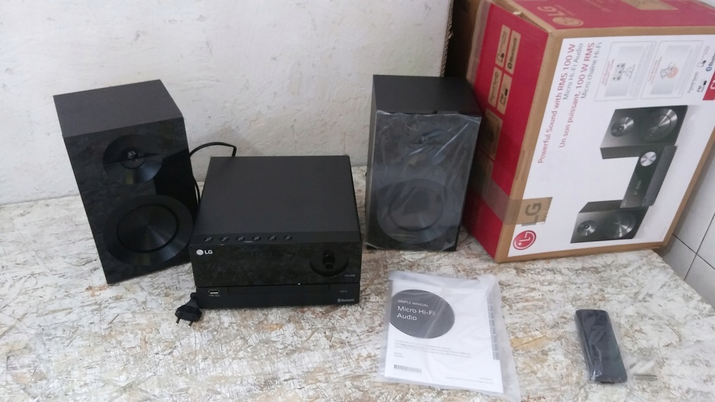 BE1 MINI WIEŻA LG CM2460 100W BLUETOOTH USB