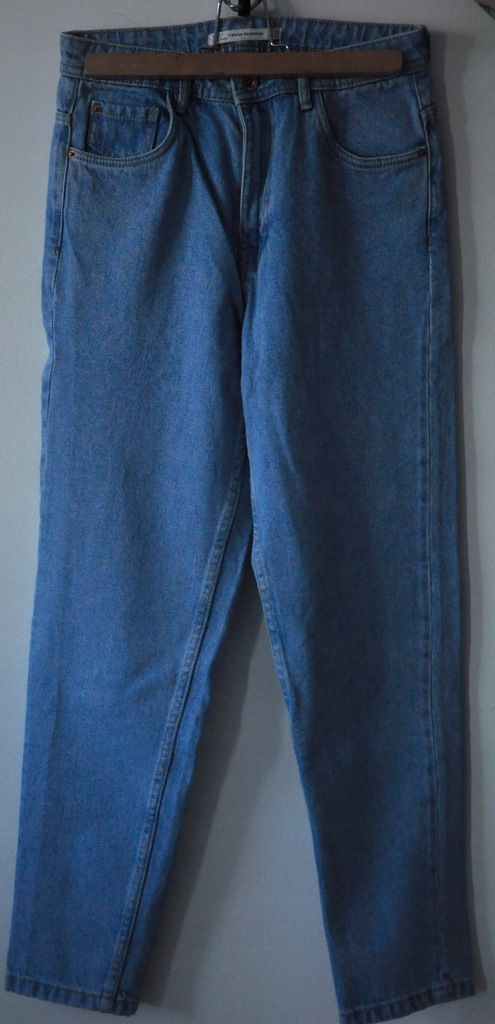 ZARA spodnie jeansy niebieskie - mom fit - 36