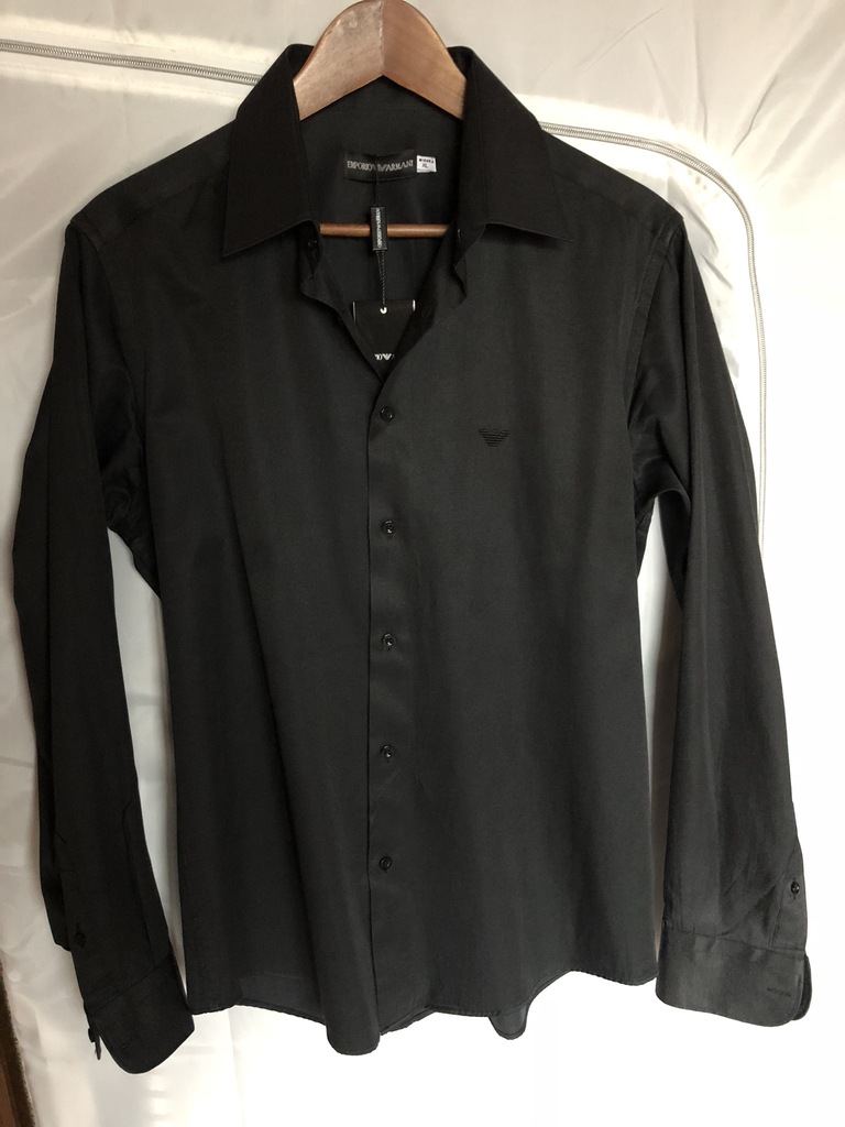 Czarna koszula EMPORIO ARMANI z Włoch XL