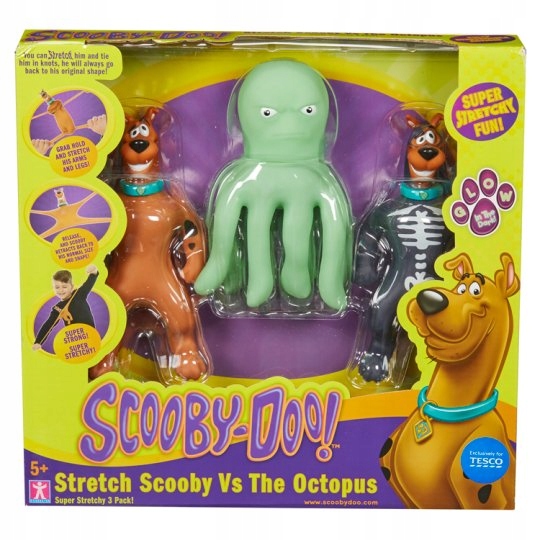 SCOOBY-DOO STRETCH ARMSTRONG DO ROZCIĄGANIA 3 PACK