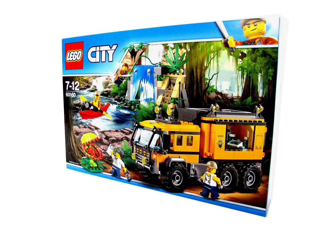 KLOCKI LEGO CITY DŻUNGLA POJAZD LABORATORIUM auto