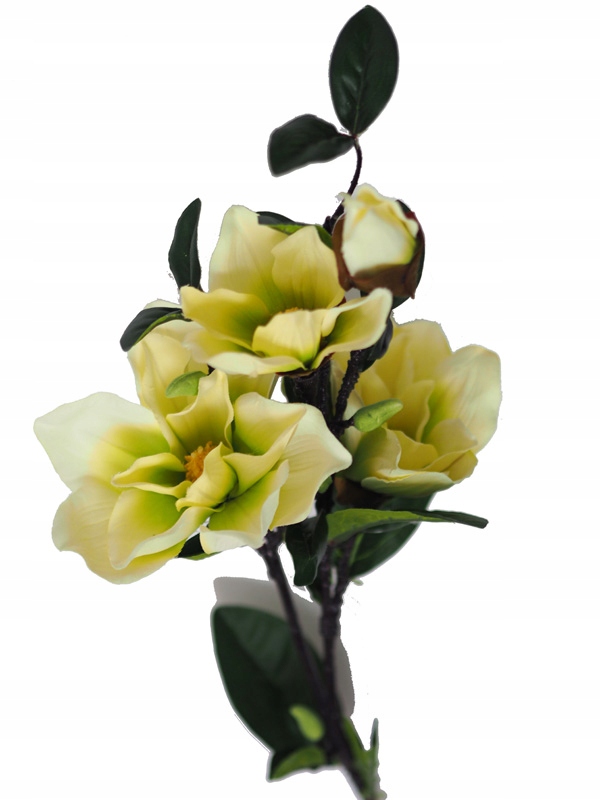 MAGNOLIA SZTUCZNA GAŁĄZKA XXL KWIATY MAGNOLII 95cm