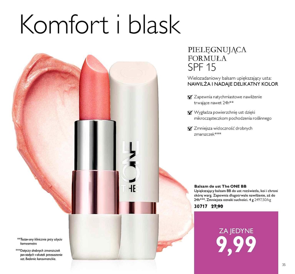 Oriflame balsam do ust The ONE BB