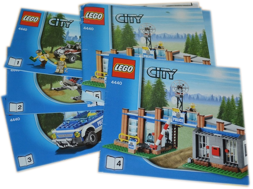 Lego 4440 INSTRUKCJA Leśna policja cz.1-5 WAWA
