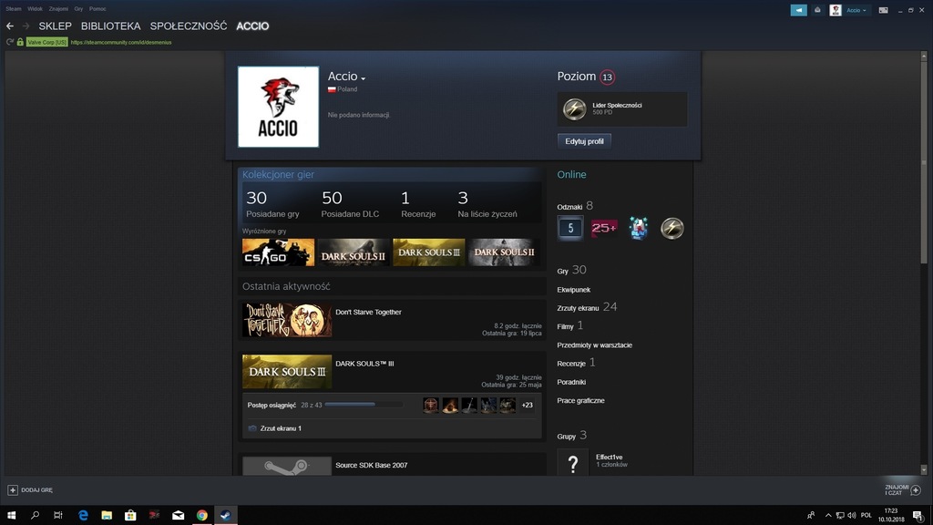 Sprzedam Konto Steam 29 gier CS GO, WIEDŹMIN 3 ITD