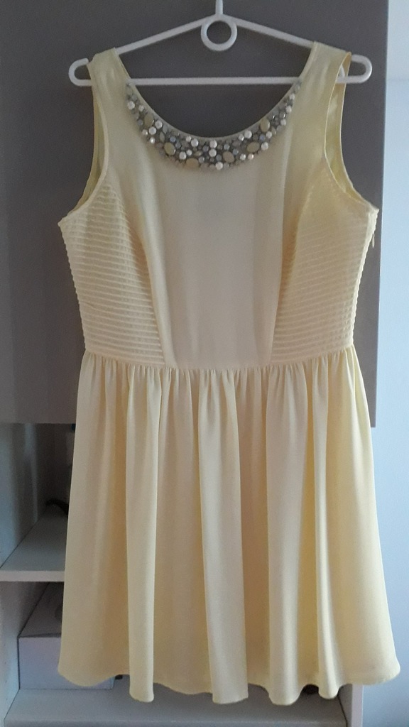 Sukienka żółta (New look) rozmiar 44 (14)