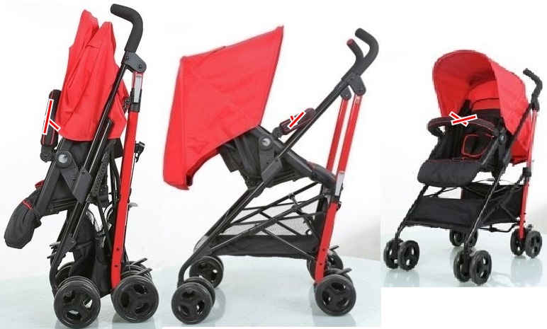 Wózek spacerowy Fisher Price REVERSIBLE dwustronny
