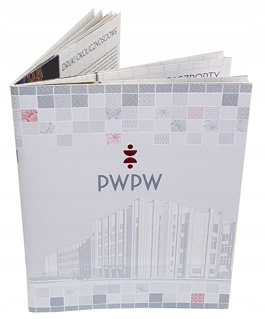 3550. PWPW druki testowe banknoty w książce (5szt)