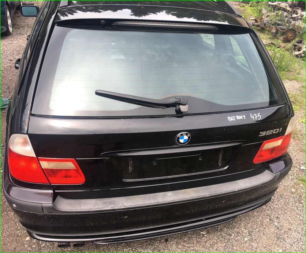 TYLNA KLAPA BAGAŻNIKA BMW E46 BLACK SAPPHIRE 475
