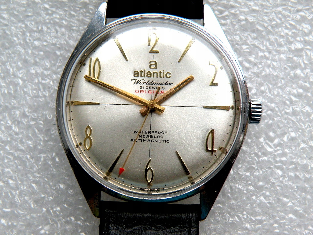 Atlantic Worldmaster ORIGINAL, Unitas 6300N, 21JEW
