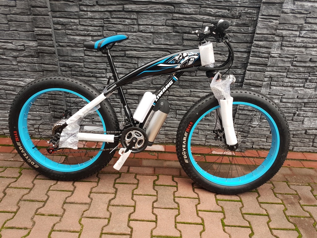 FAT BIKE rower elektryczny XL duży 21' opony 26' 7330059417