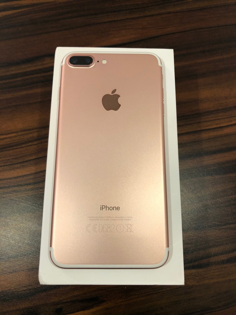 iPhone 7 Plus + Rose Gold 256GB, idealny, okazja