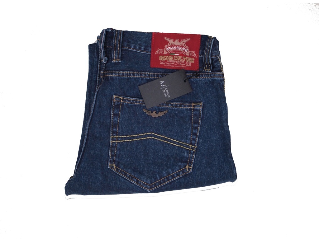 Nowe Oryginalne Spodnie Jeansowe  Armani R34