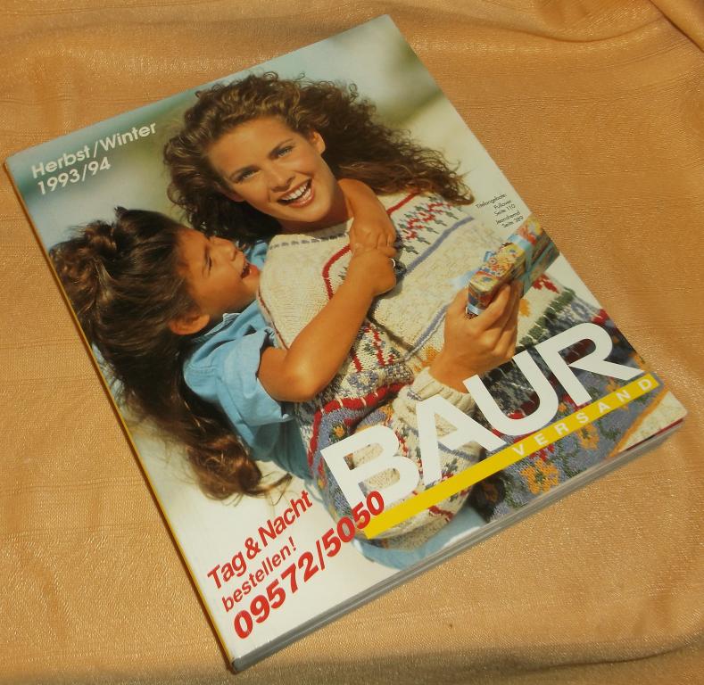 BAUR   HERBST/WINTER 1993/94  KATALOG NIEMIECKI