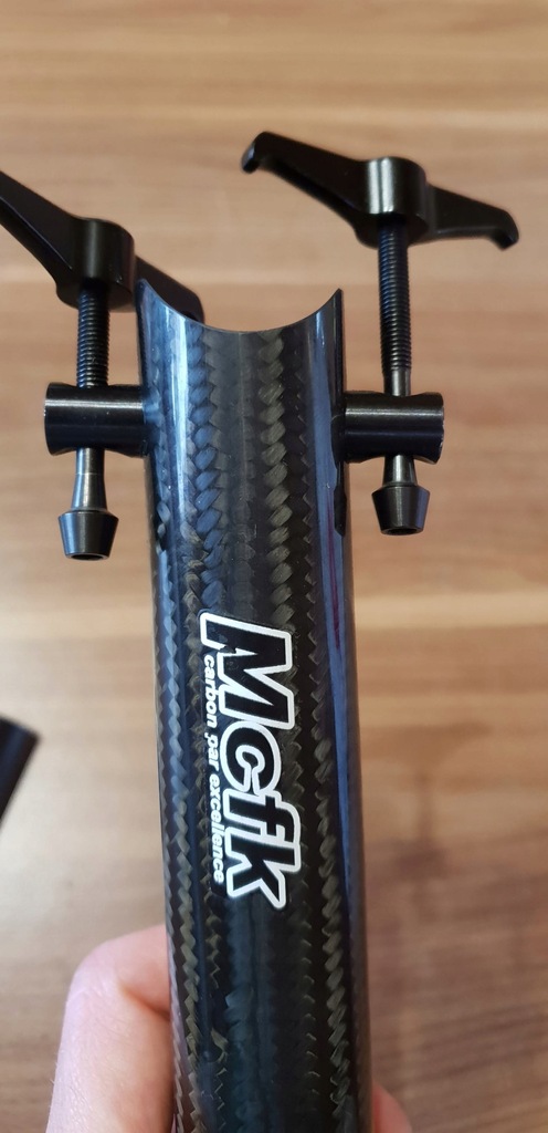 sztyca rowerowa MCFK ultralekka carbon 124 gramy!