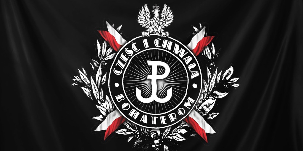 Flaga Cześć i Chwała Bohaterom