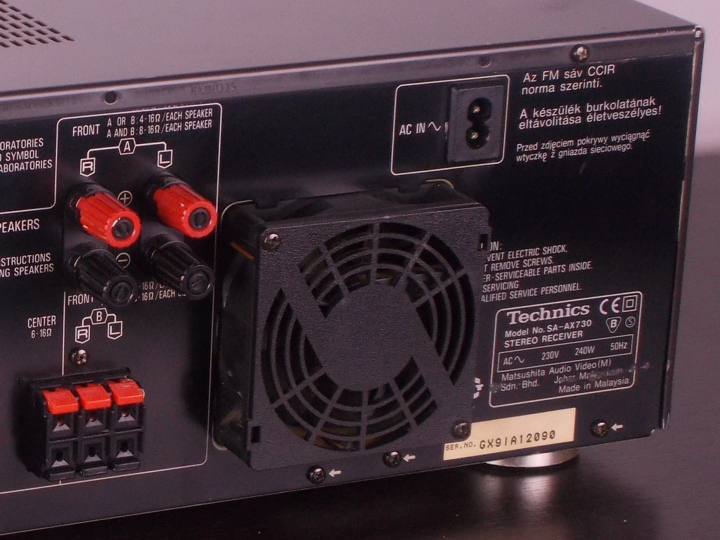 Купить Technics SA-AX730 — стереоресивер с AV-управлением OD1ZL: отзывы, фото, характеристики в интерне-магазине Aredi.ru