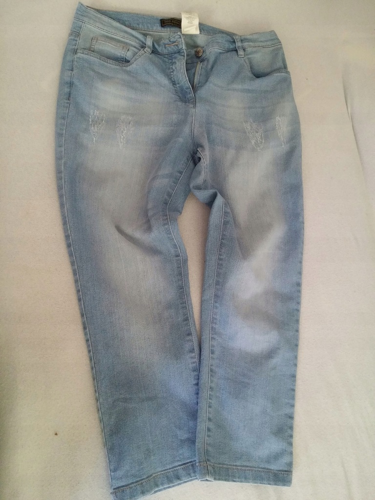 Spodnie jeans 7/8 bawełna