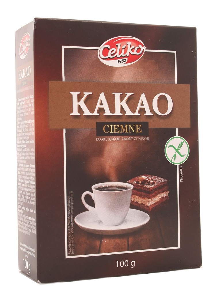 Kakao ciemne bezglutenowe - Celiko - 100g