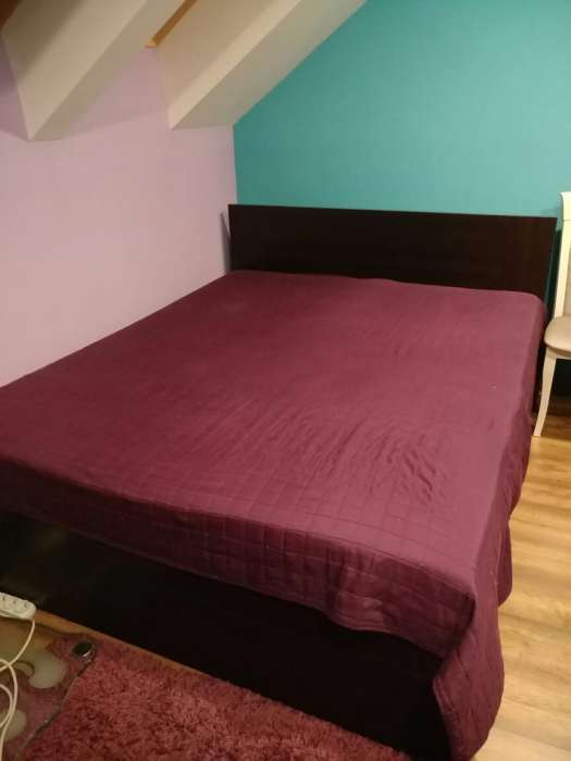 Łóżko wenge z Agata Meble z szufladami 160x200
