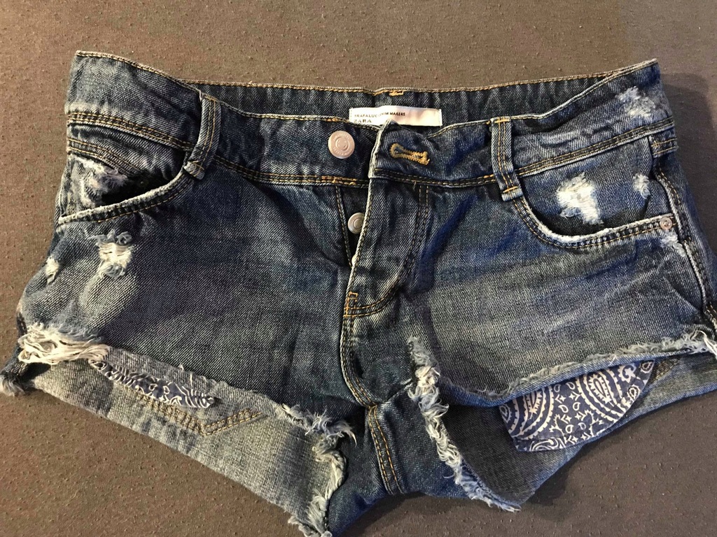 Shorty jeansowe ZARA rozm. 34 (XS)