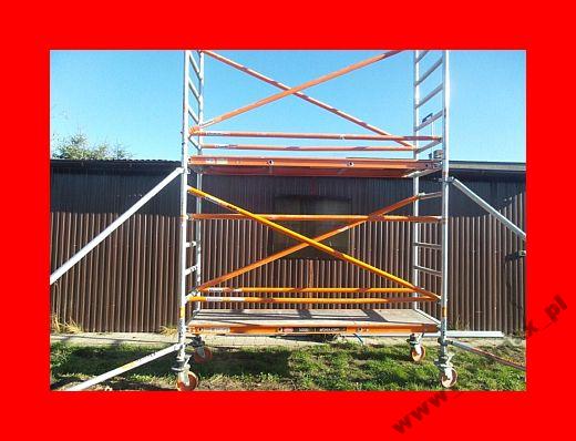 RUSZTOWANIE ELEWACYJNE ALUMINIOWE JEZDNE ALTREX 8m
