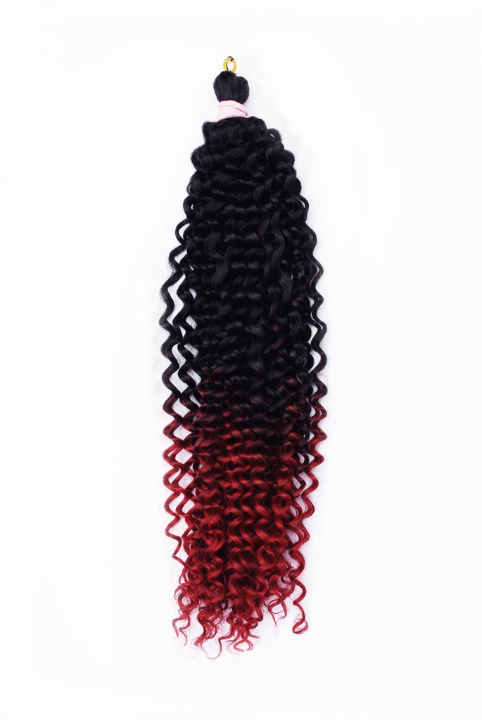 LOKI LOCZKI AFRO włosy syntetyczne SPIRALKI T4/RED